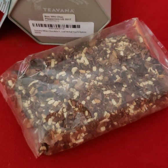 White Chocolate Peppermint herbal tea +tin TEAVANA - Picture 2 of 5